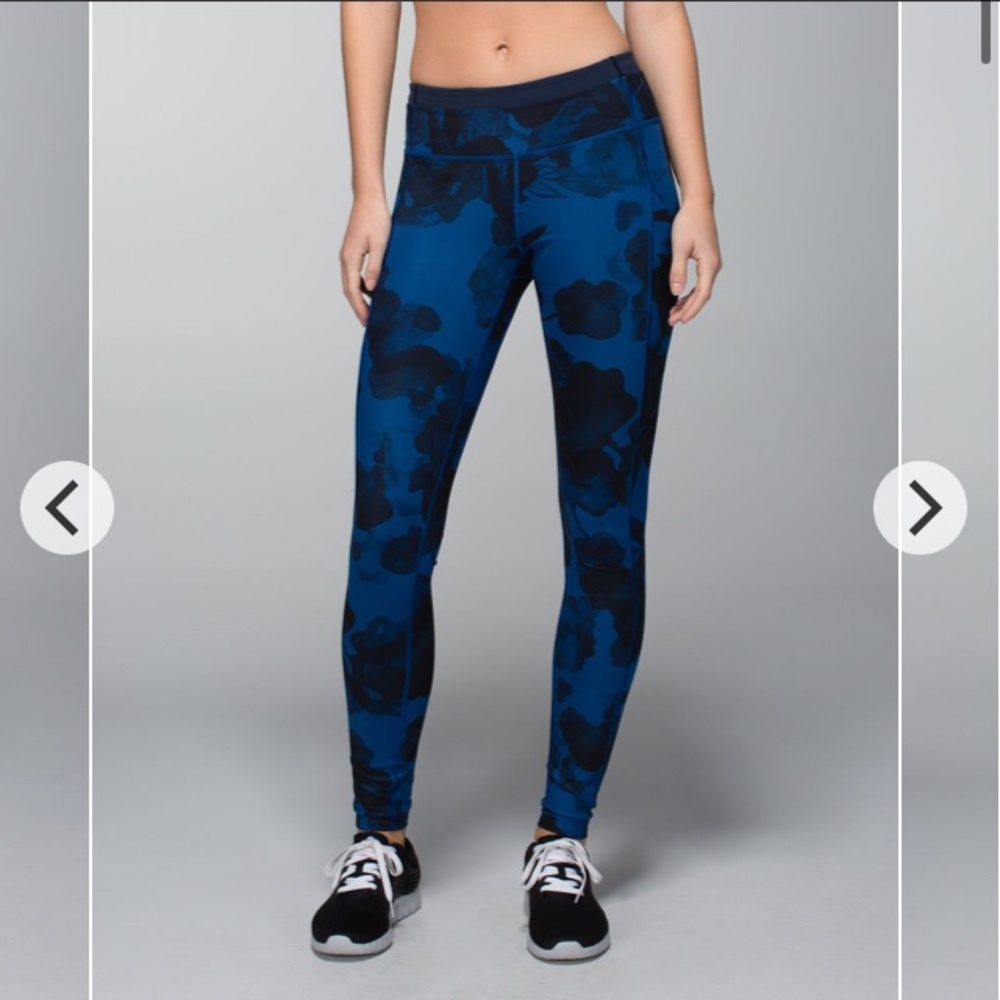 Lululemon Speed Tight II Full-On Luxtreme Inky Floral Leggings